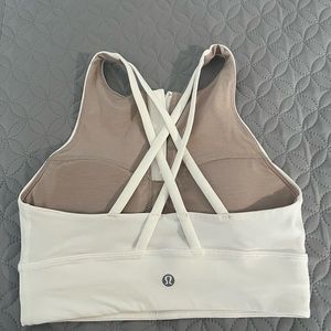 lululemon high neck energy bra with zipper